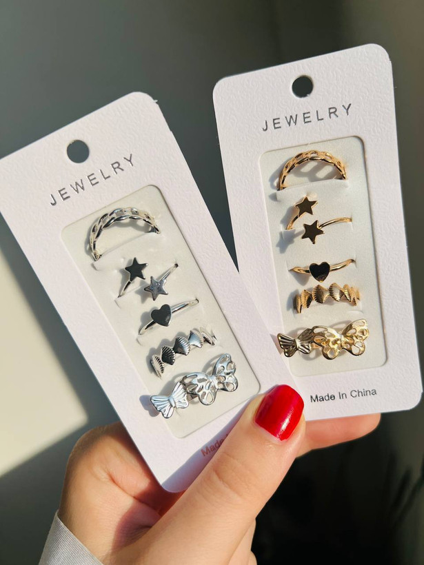 پک انگشتر فانتزی میلا | Mila Ring Set