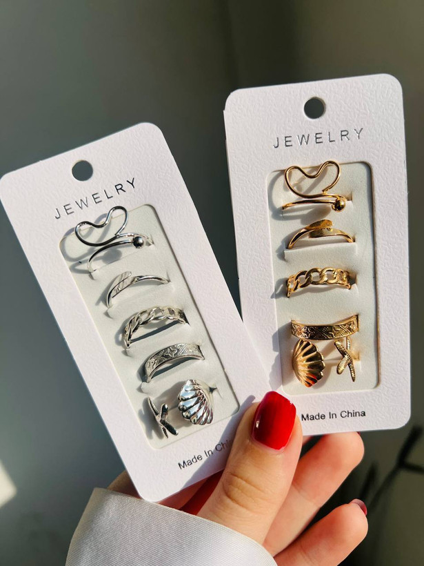 پک انگشتر فانتزی میلا | Mila Ring Set